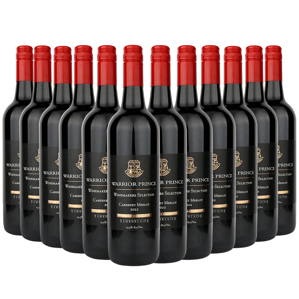 2022 Warrior Prince Cabernet Merlot Dozen