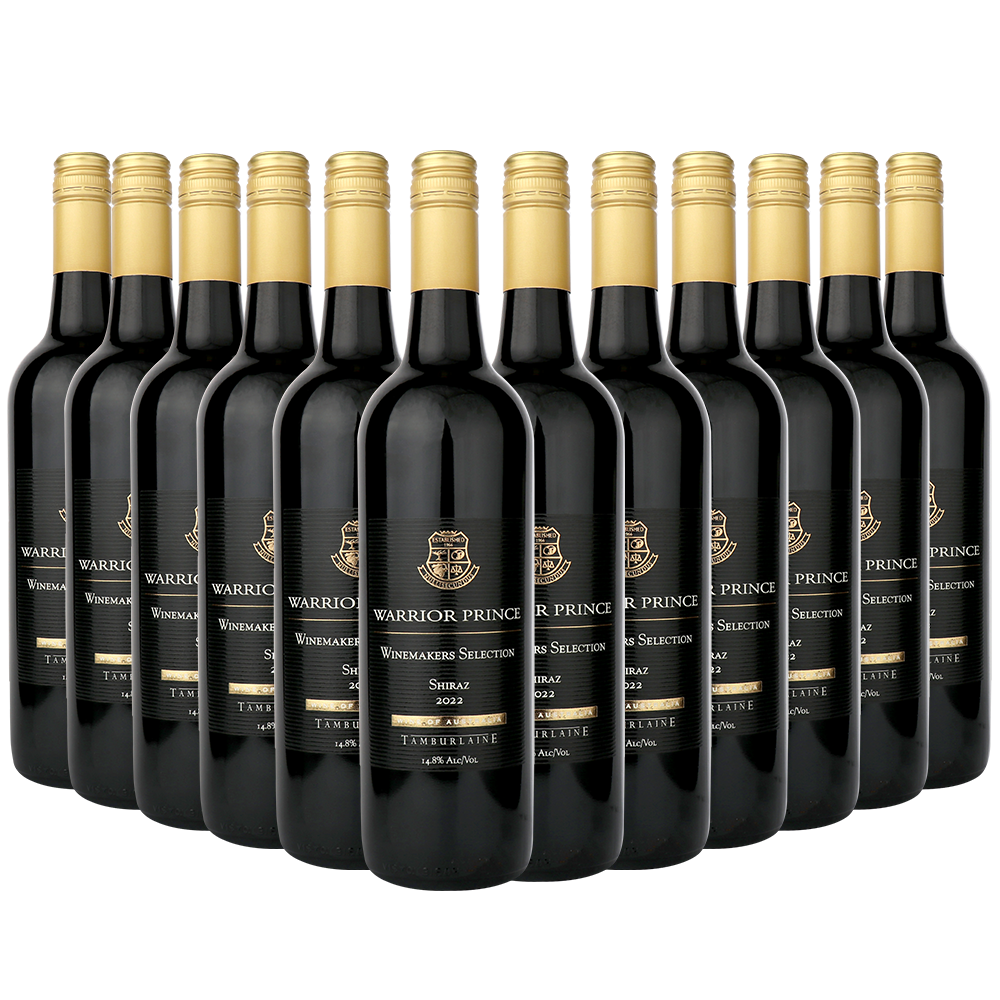 2022 Warrior Prince Shiraz Dozen