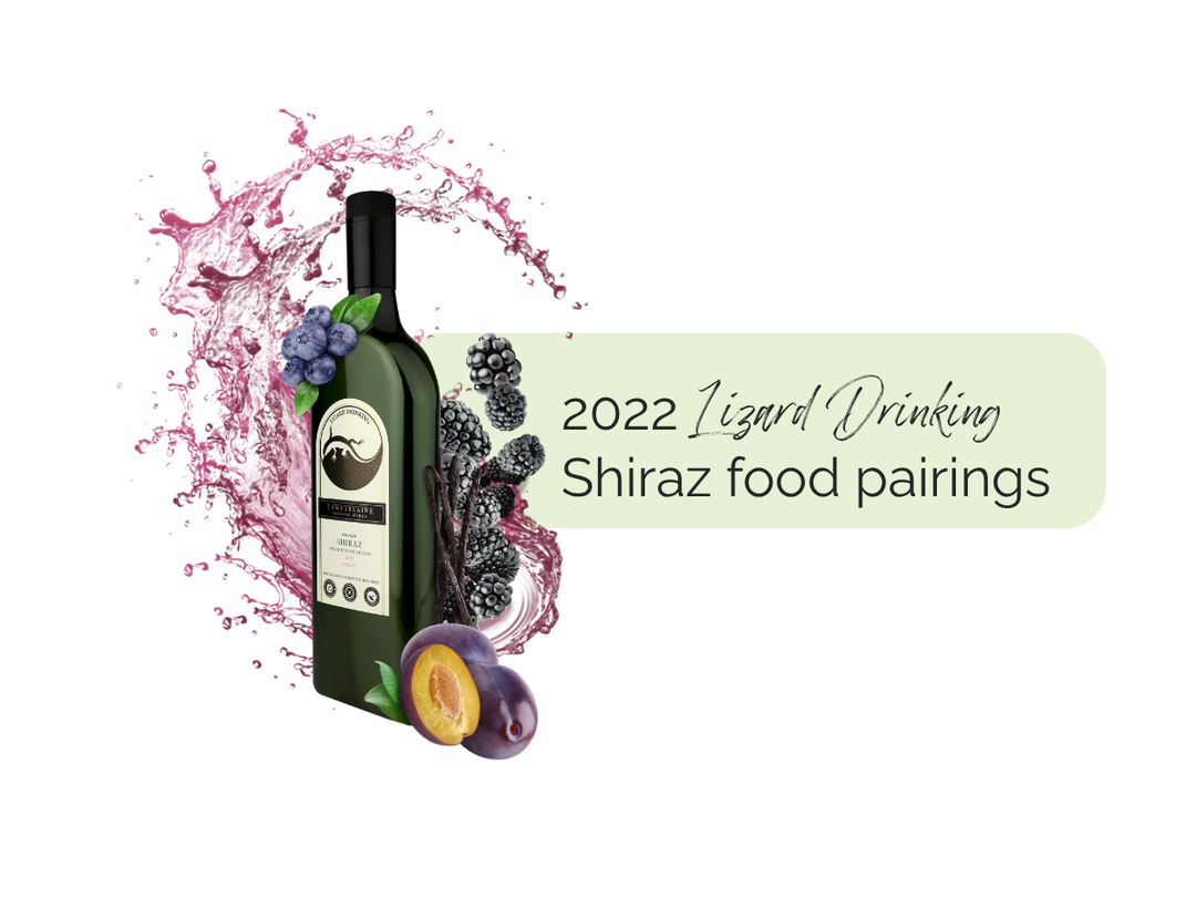 Food Pairing | 2022 Lizard Drinking Shiraz with Grilled Prawns