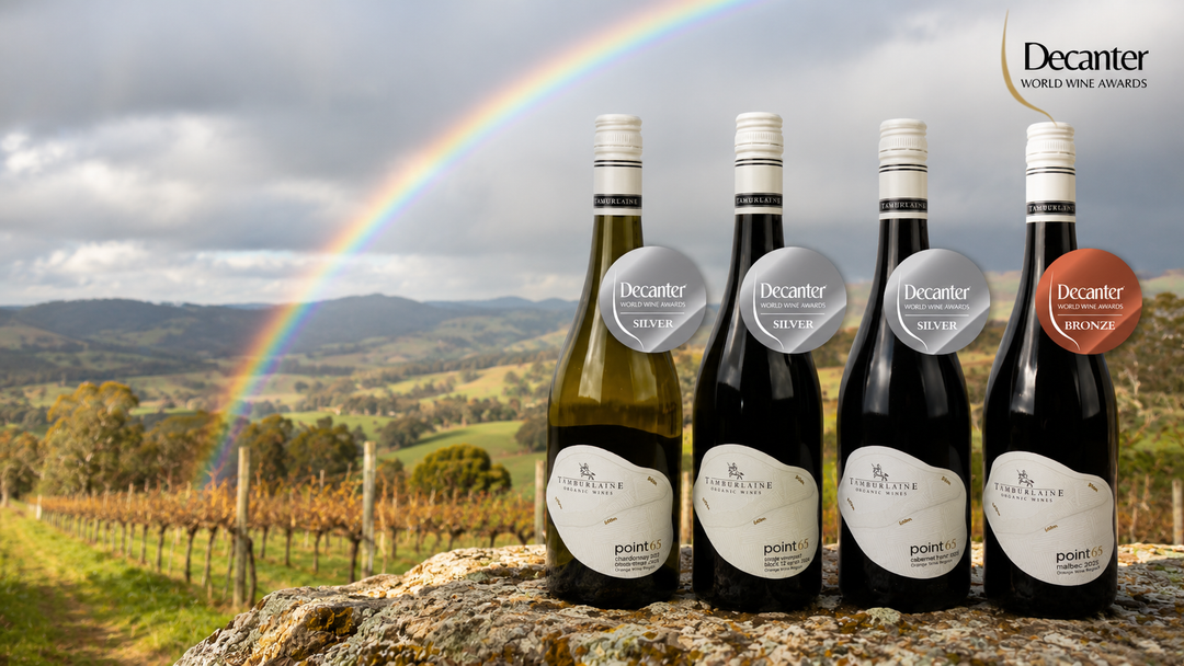 Tamburlaine Organic Wines Point 65 Range Wins at International Decanter Wine Awards 2026