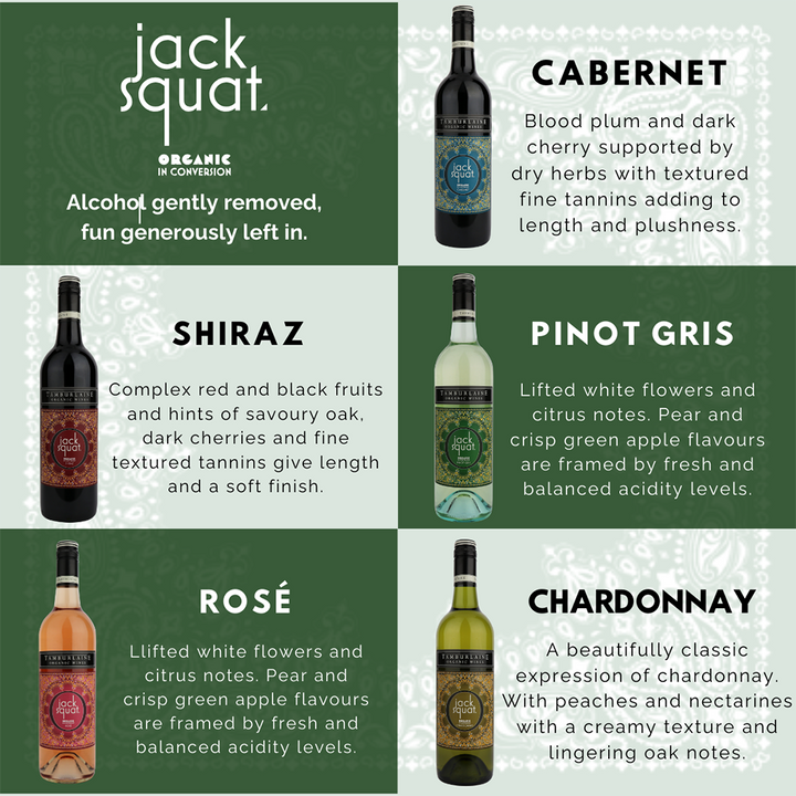 Jack Squat Non-Alcoholic Pinot Gris