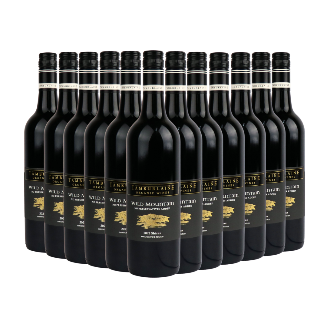2025 Wild Mountain Shiraz No Preservative Added Dozen