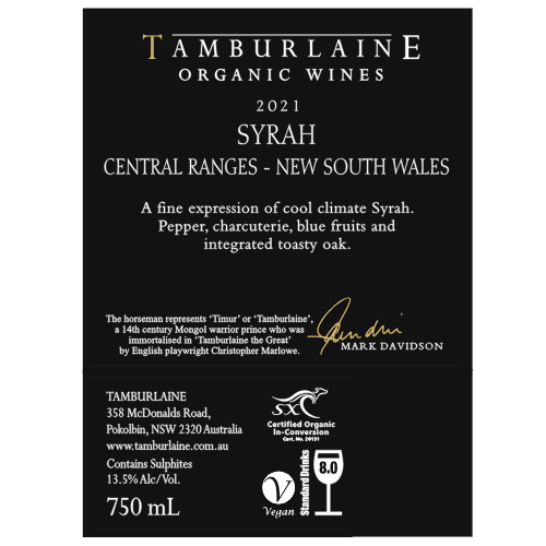2021 Reserve Central Ranges Syrah