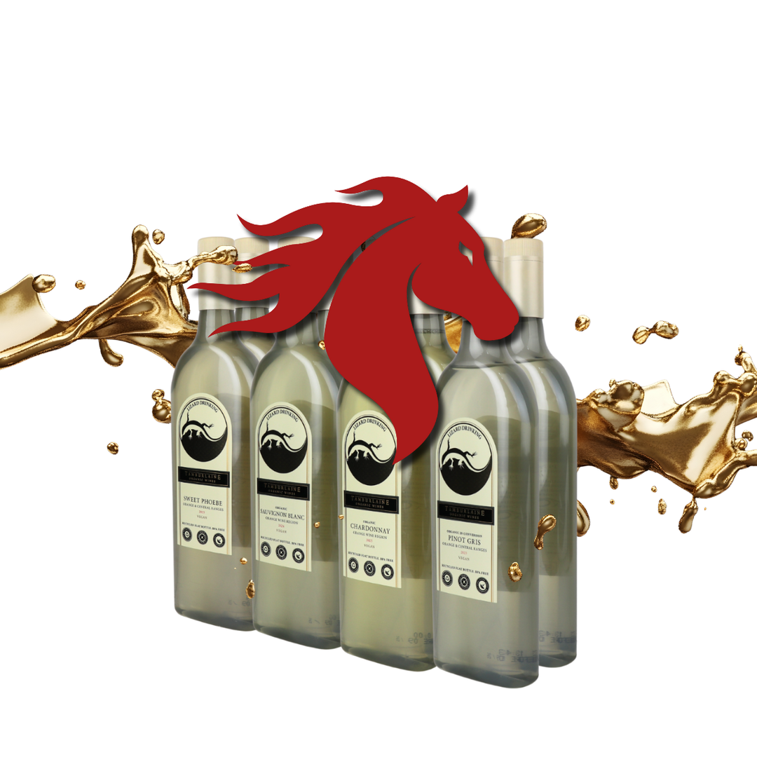 Lunar New Year Lizard Drinking white pack