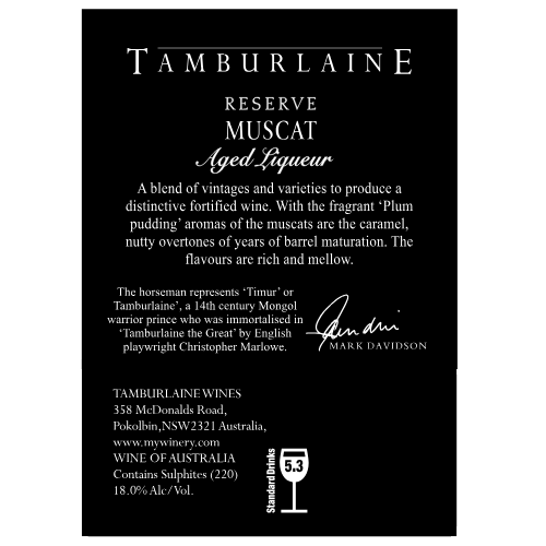 Reserve Aged Liqueur Muscat