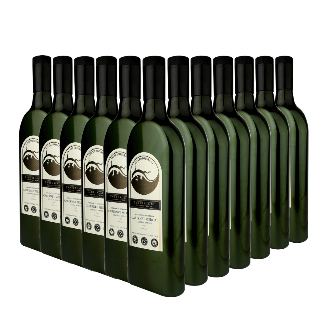 Lizard Drinking Cabernet Merlot Dozen (rPET Bottle)