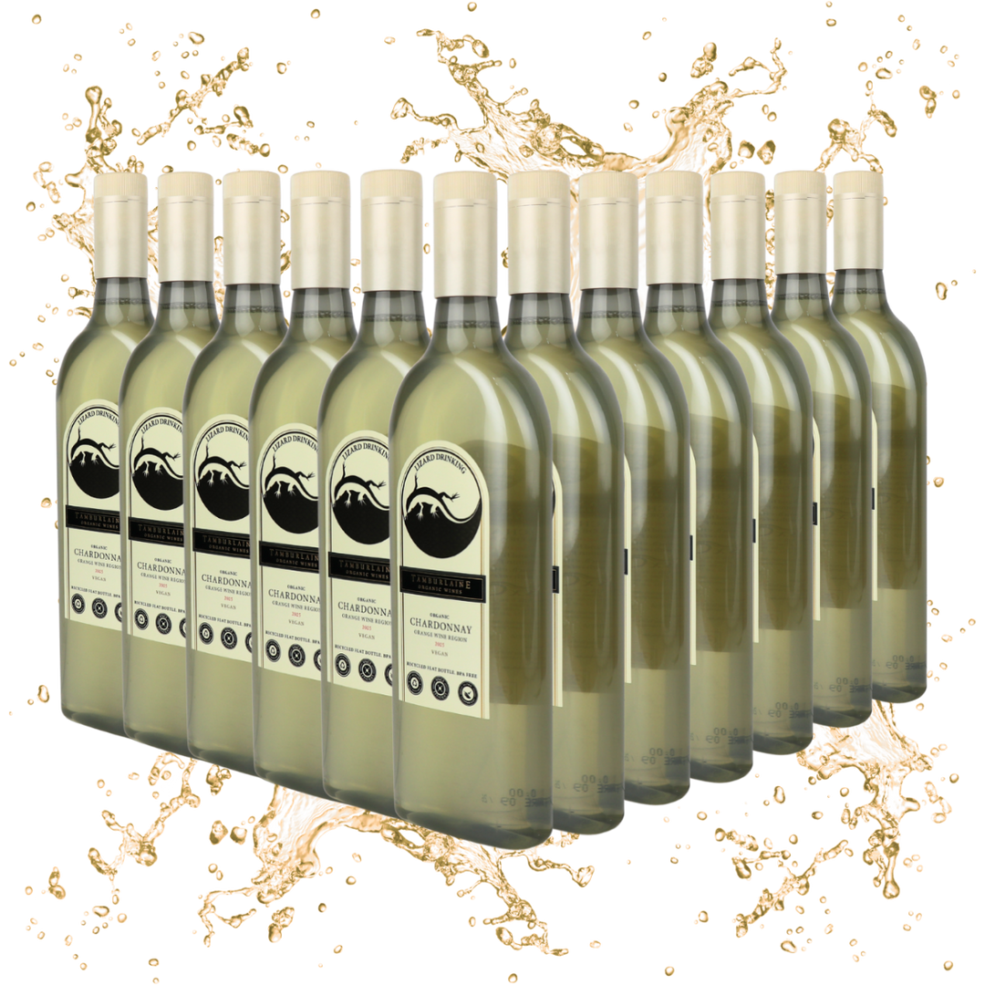 Lizard Drinking Chardonnay Dozen (rPET Bottle)