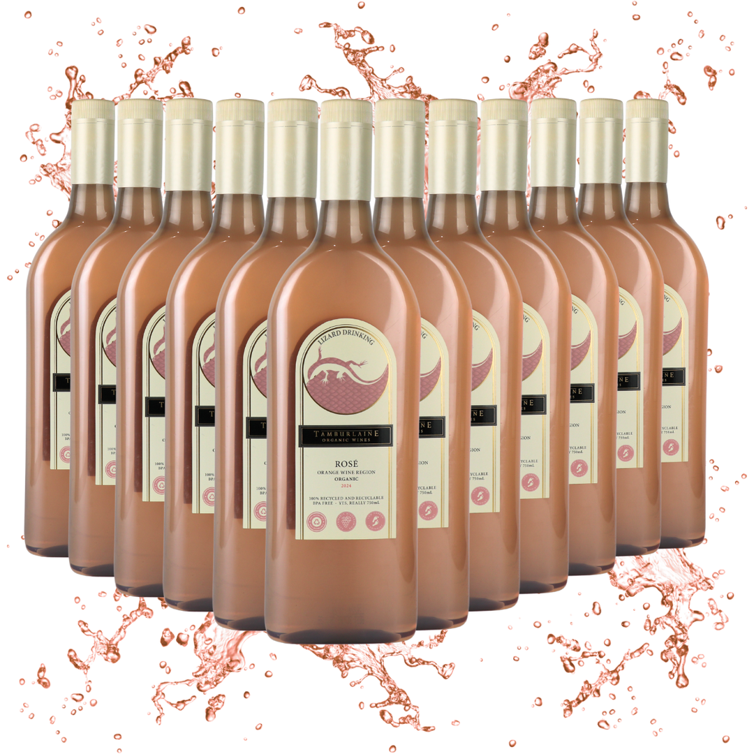 Lizard Drinking Rosé Dozen (rPET Bottle)