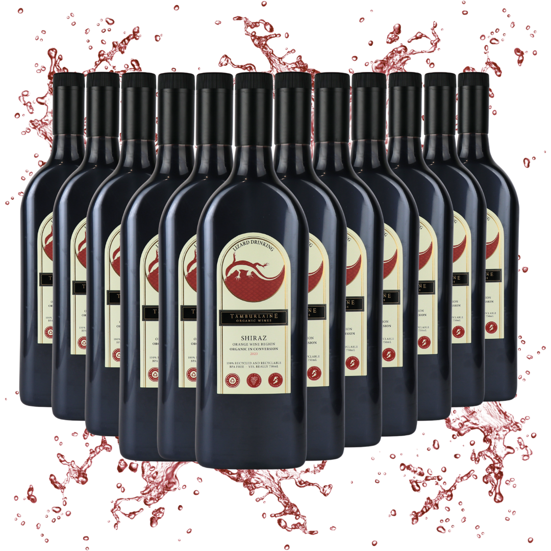 Lizard Drinking Shiraz Dozen (rPET Bottle)