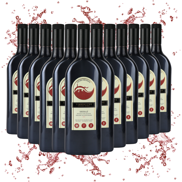 Lizard Drinking Shiraz Dozen (rPET Bottle)