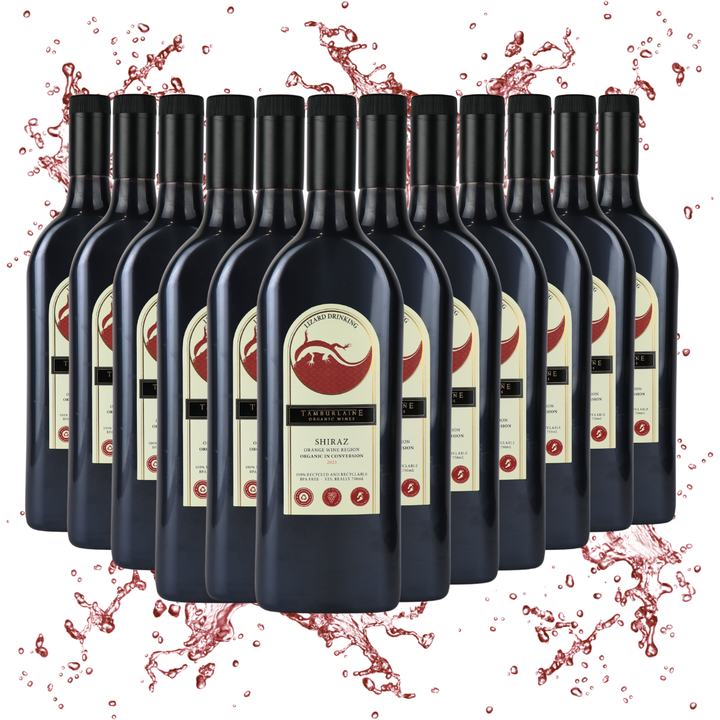 Lizard Drinking Shiraz Dozen (rPET Bottle)